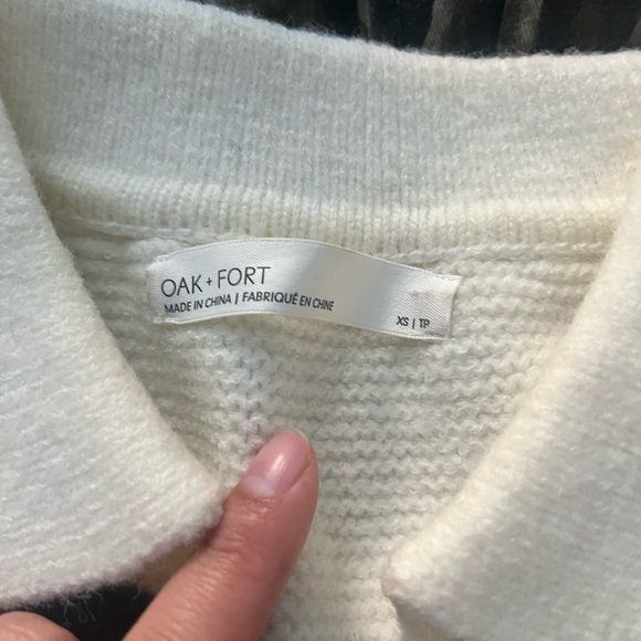 Oak + Fort Collared Striped Sweater - Picture 5 of 5